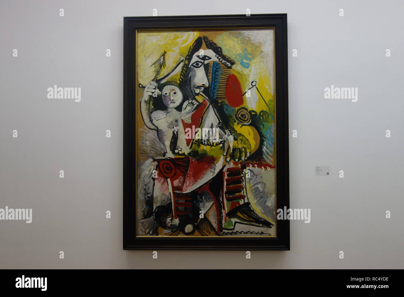 Musketeer and Amor, 1969 a painting by Pablo Picasso permanently