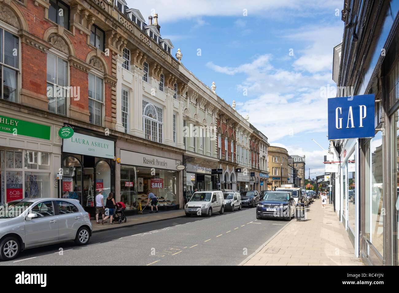 James street shops shopping harrogate spa town towns centre nort hires
