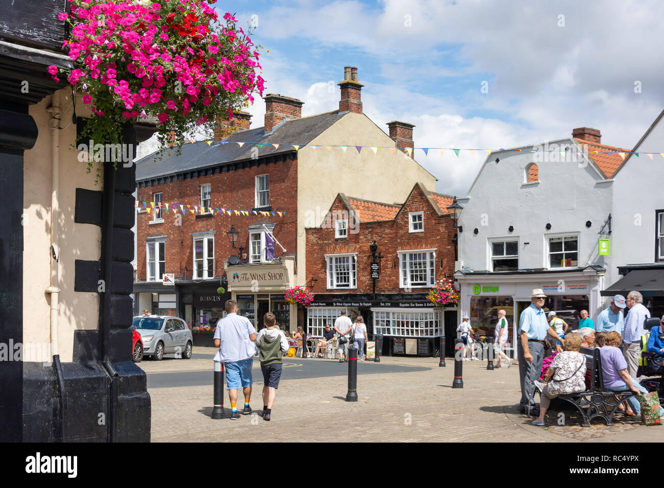 Market Place, Knaresborough, North Yorkshire, England, United Kingdom Stock Photo