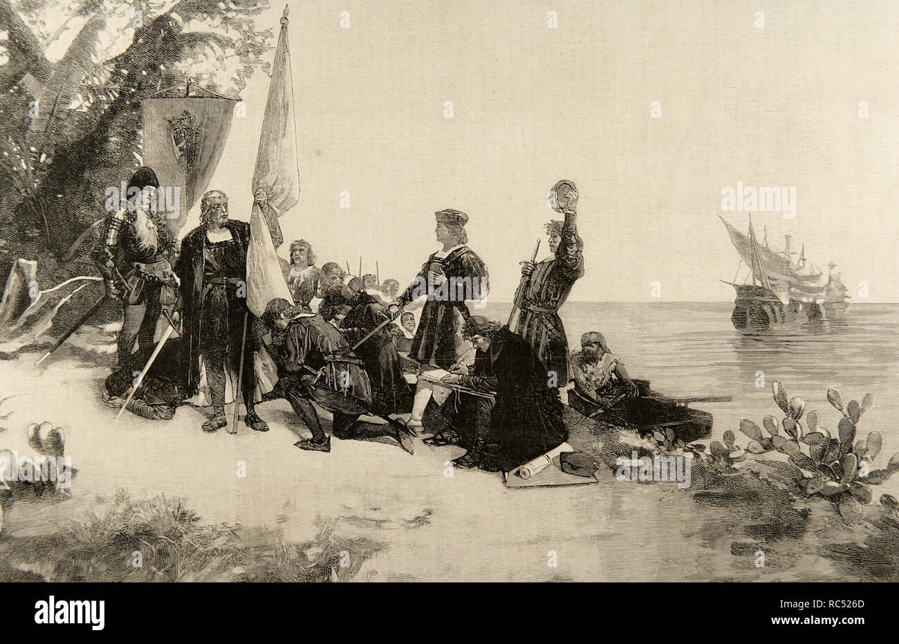 Columbus 1492 october 12 hi-res stock photography and images - Alamy