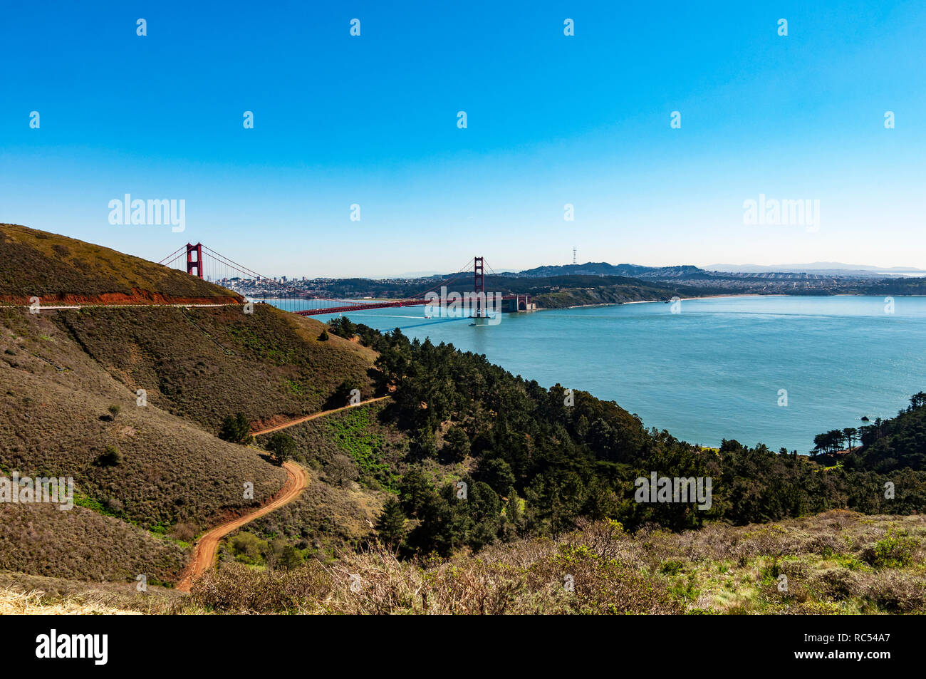 Golden Gate bridge, San Francisco, United States Of America Stock Photo