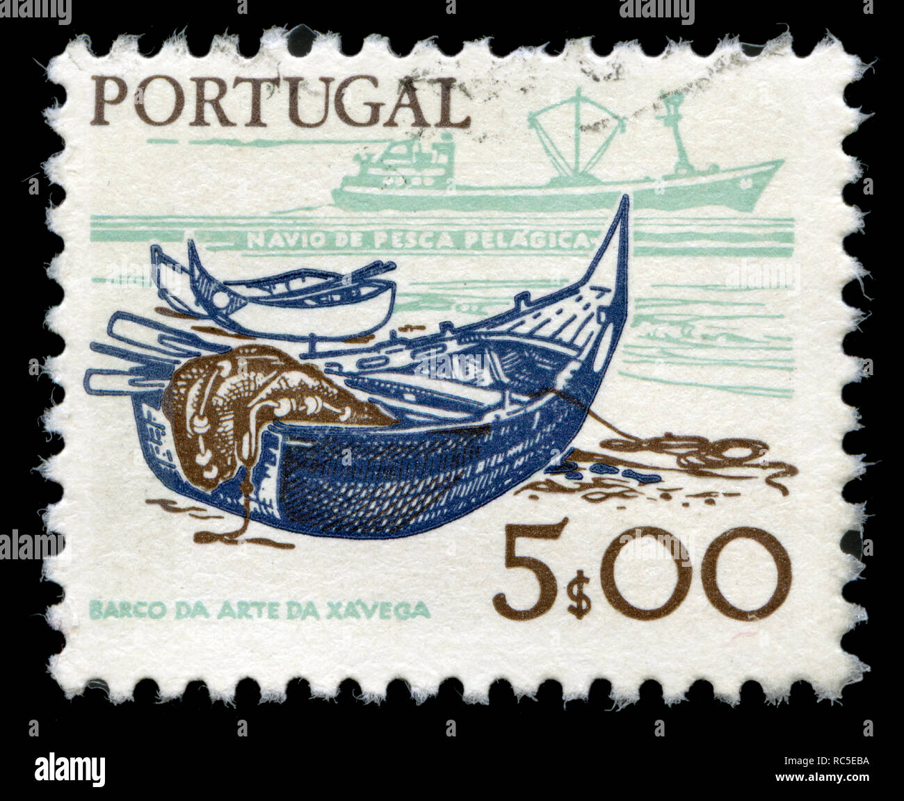 Postage stamp from Portugal in the Development of Technology series