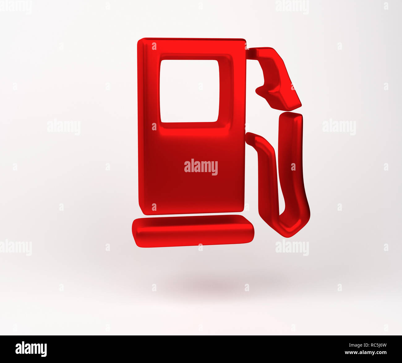 3D rendering. Fuel Indicator Symbol icon isolated on white background ...
