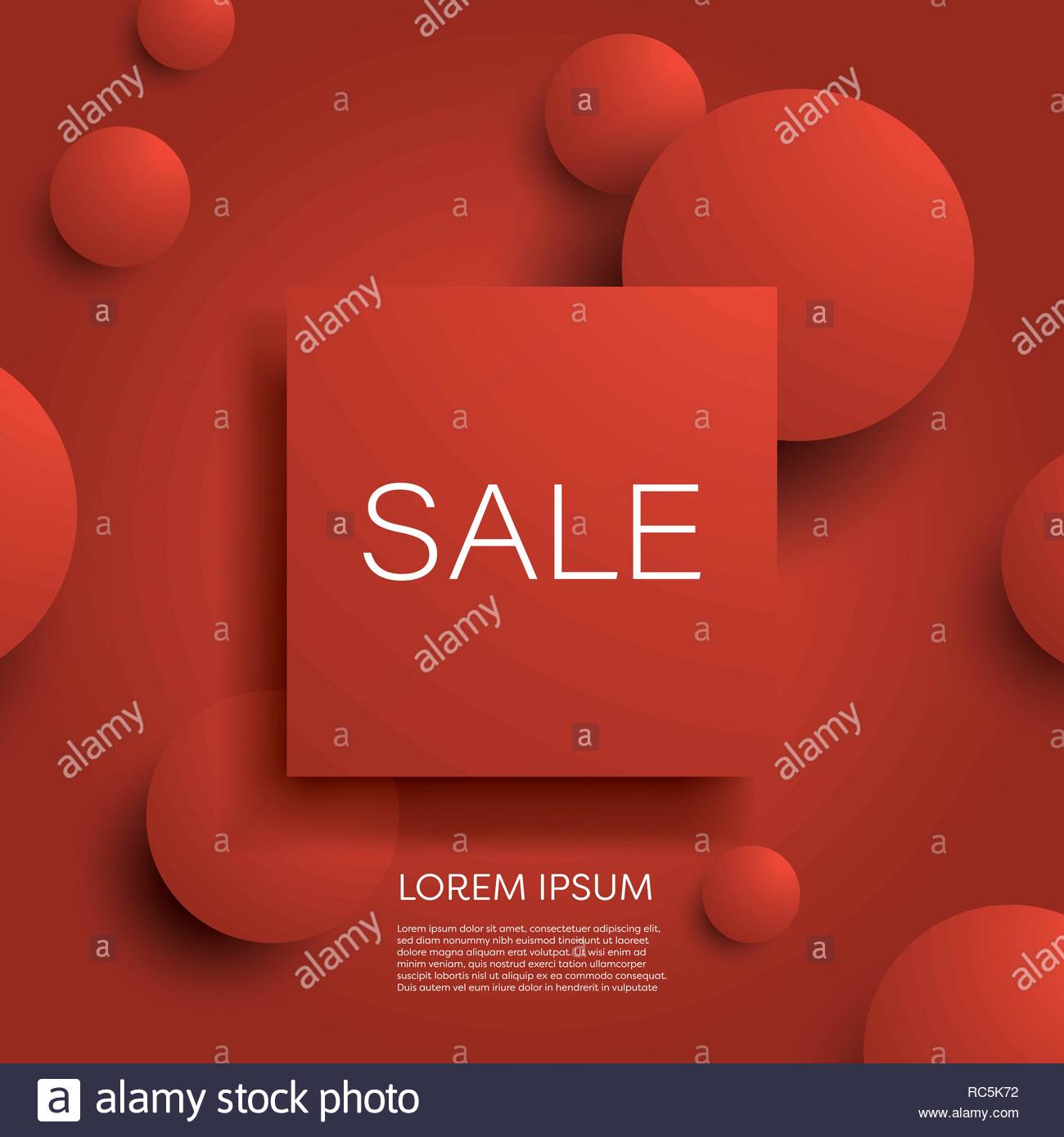 Valentine Day Sale Banner Or Poster Vector Background With Red 3d