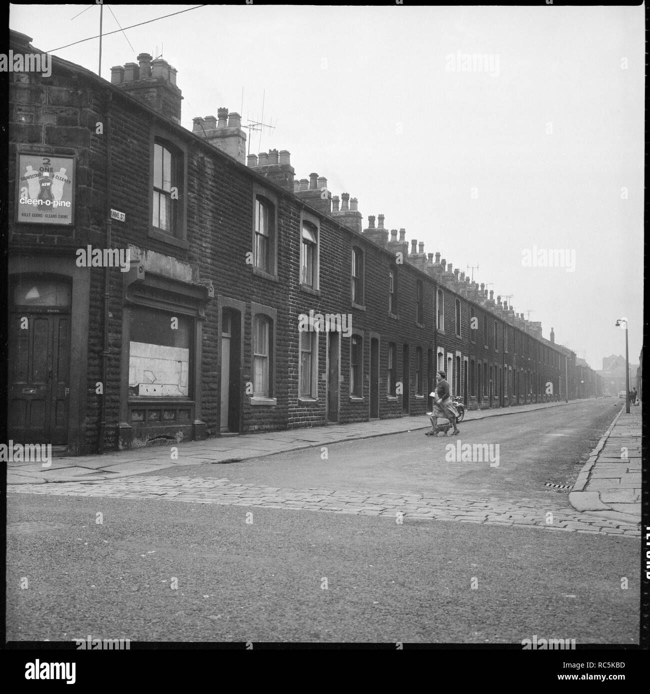 Anne Street, Fulledge, Burnley, Lancashire, 1966-1974. Creator: Eileen ...