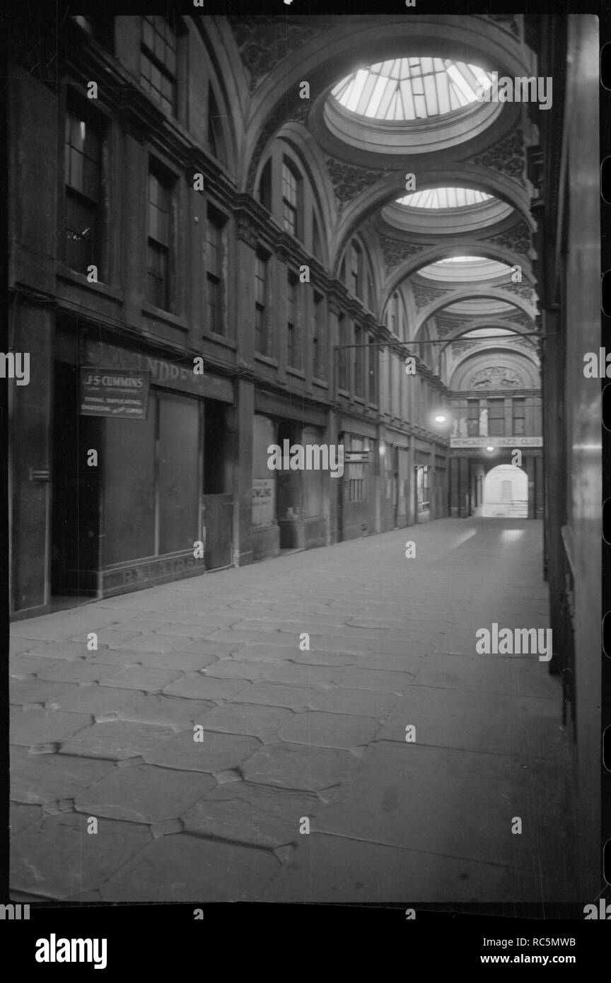 Royal Arcade, Pilgrim Street, Newcastle upon Tyne, Tyne & Wear, c1955-c1963. Creator: Ursula Clark. Stock Photo