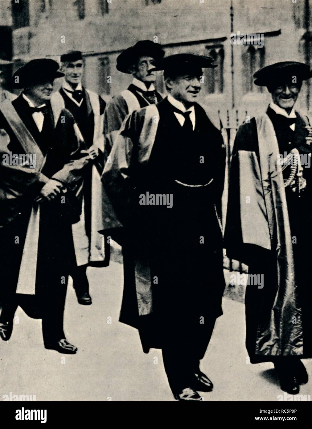 Honorary Degree at Oxford', 1925, (1945). Creator: Unknown Stock Photo -  Alamy
