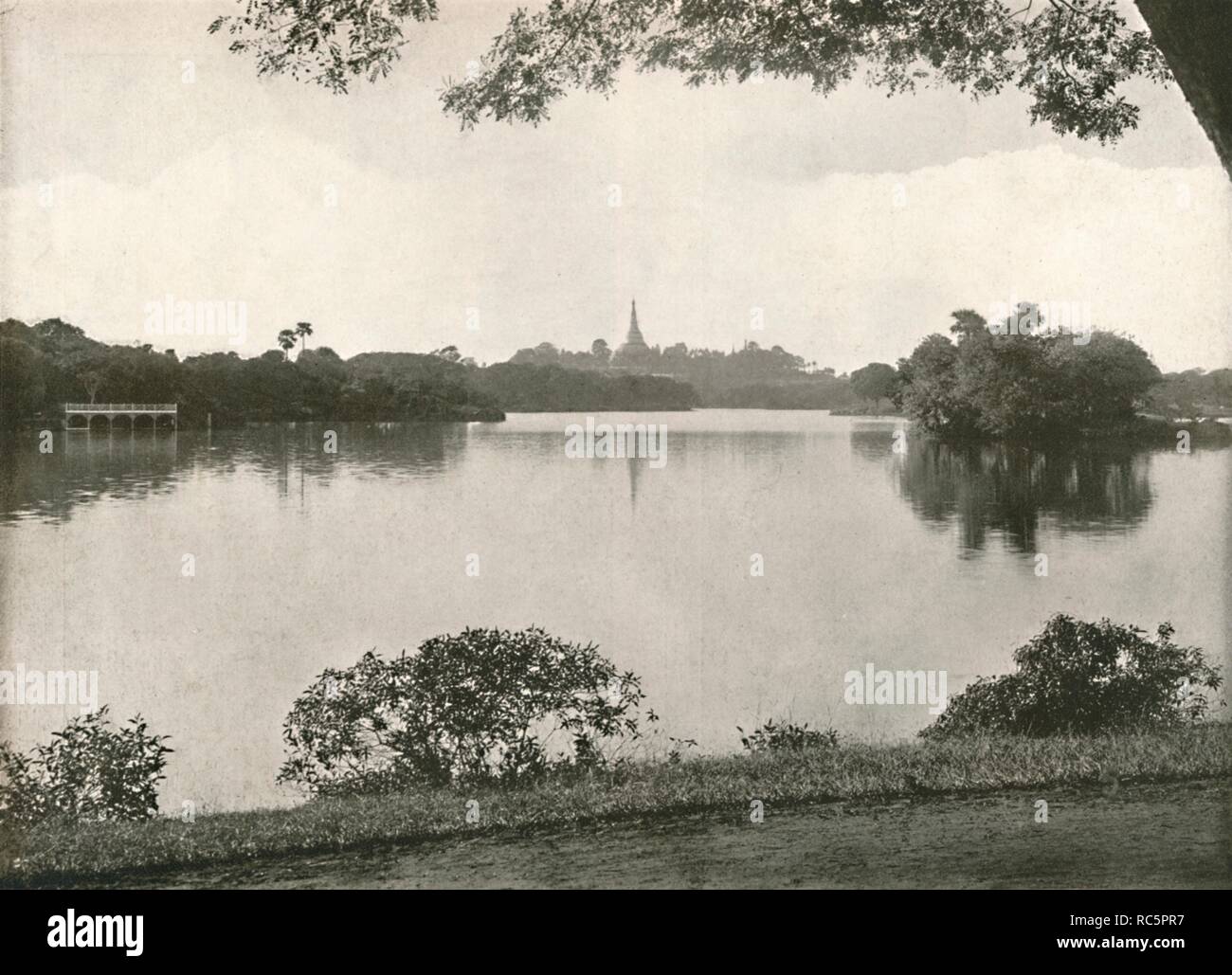 'Royal Lakes, Rangoon', 1900. Creator: Unknown Stock Photo - Alamy