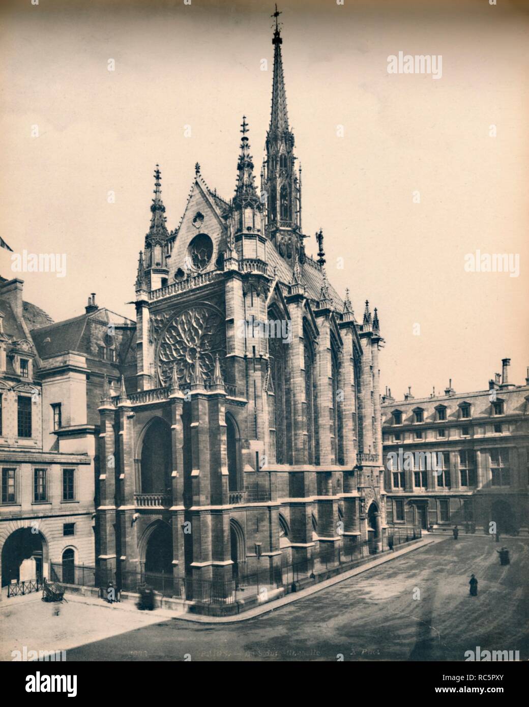 'Paris. - La Sainte Chapelle. - ND, c1910. Creator: Unknown. Stock Photo