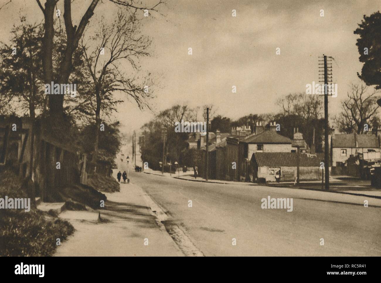 'Where The Roman Road To Dover Crosses Shooter's Hill Beyond Blackheath