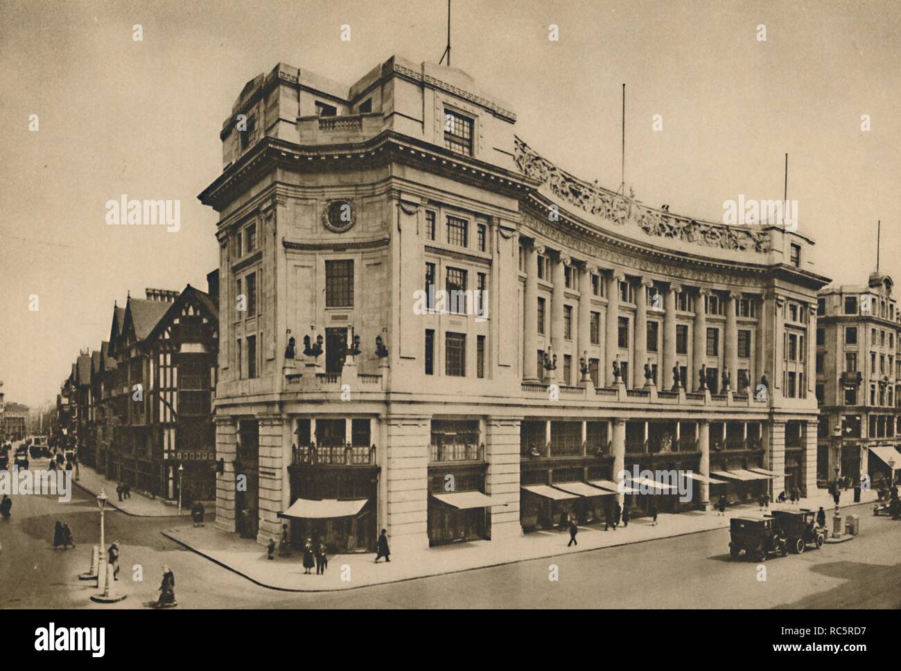 'East India House, Liberty's Individualised Frontage on the New Regent Street', c1935. Creator: Lemere. Stock Photo