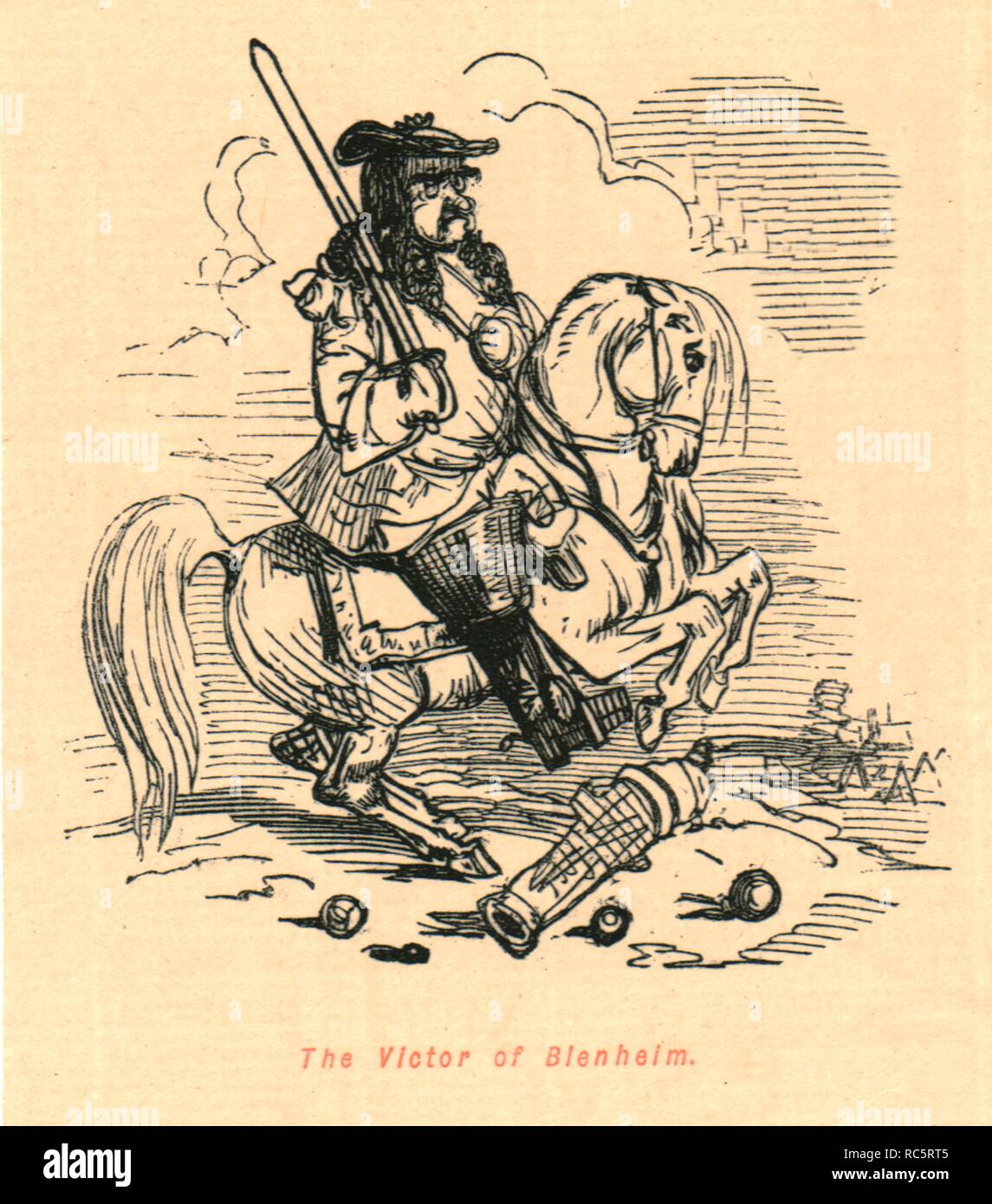 'The Victor of Blenheim', 1897.  Creator: John Leech. Stock Photo