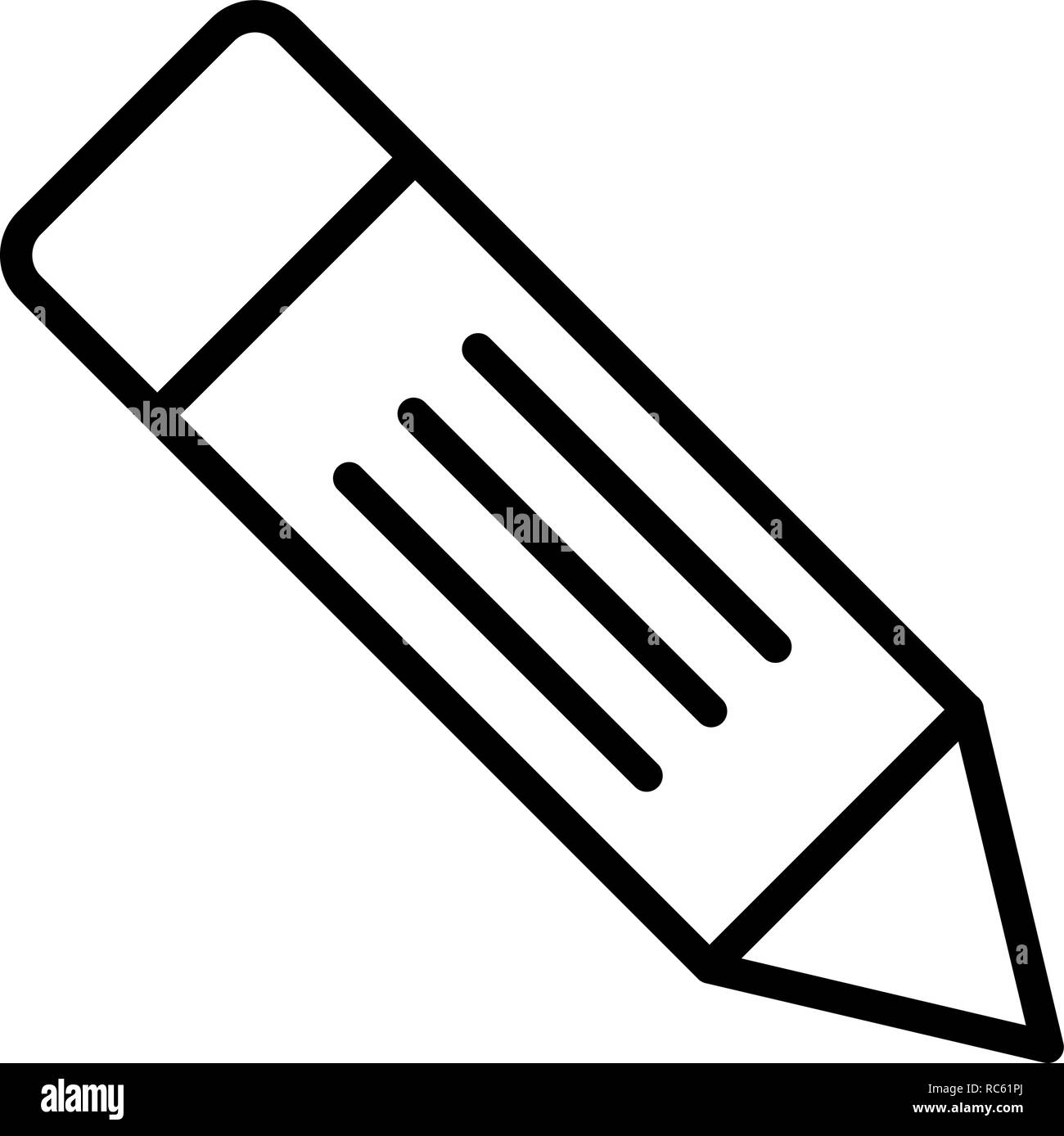 Vector Pencil Icon Stock Vector