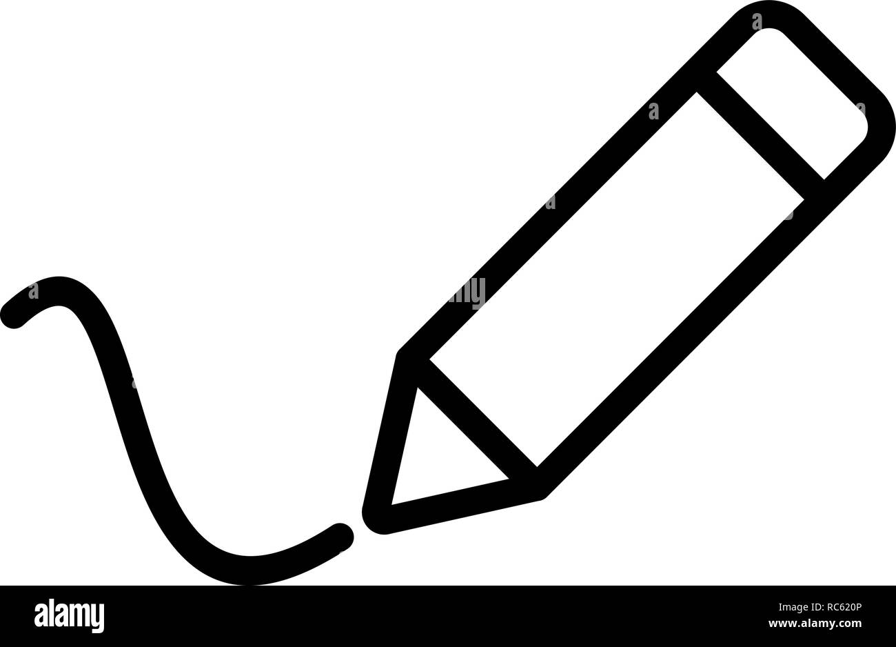Vector Writing Icon Stock Vector Image & Art - Alamy