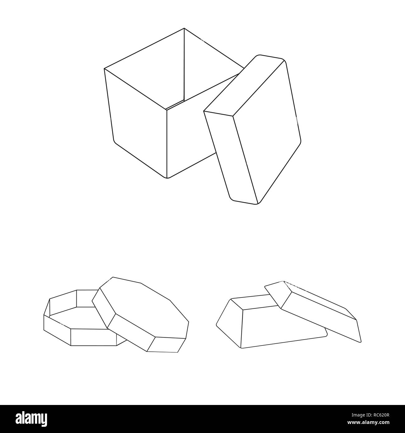 box,empty,present,cardboard,delivery,mockup,label,brown,closed ...