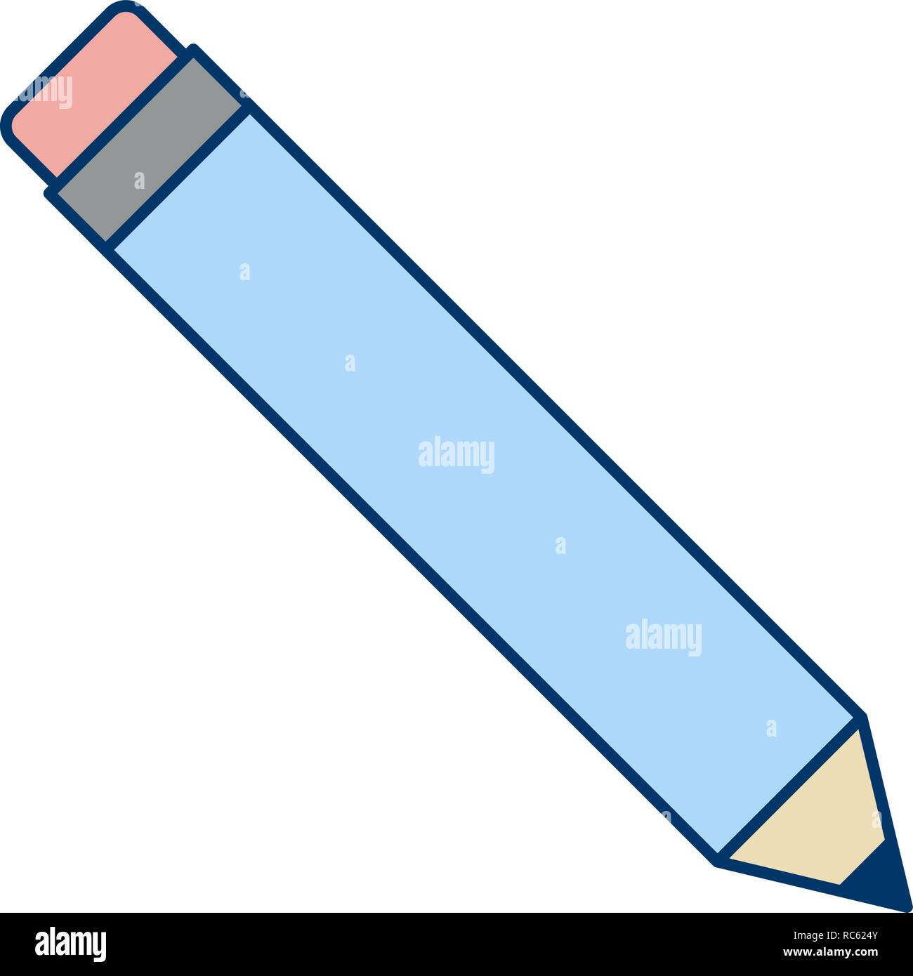 Vector Pencil Icon Stock Vector