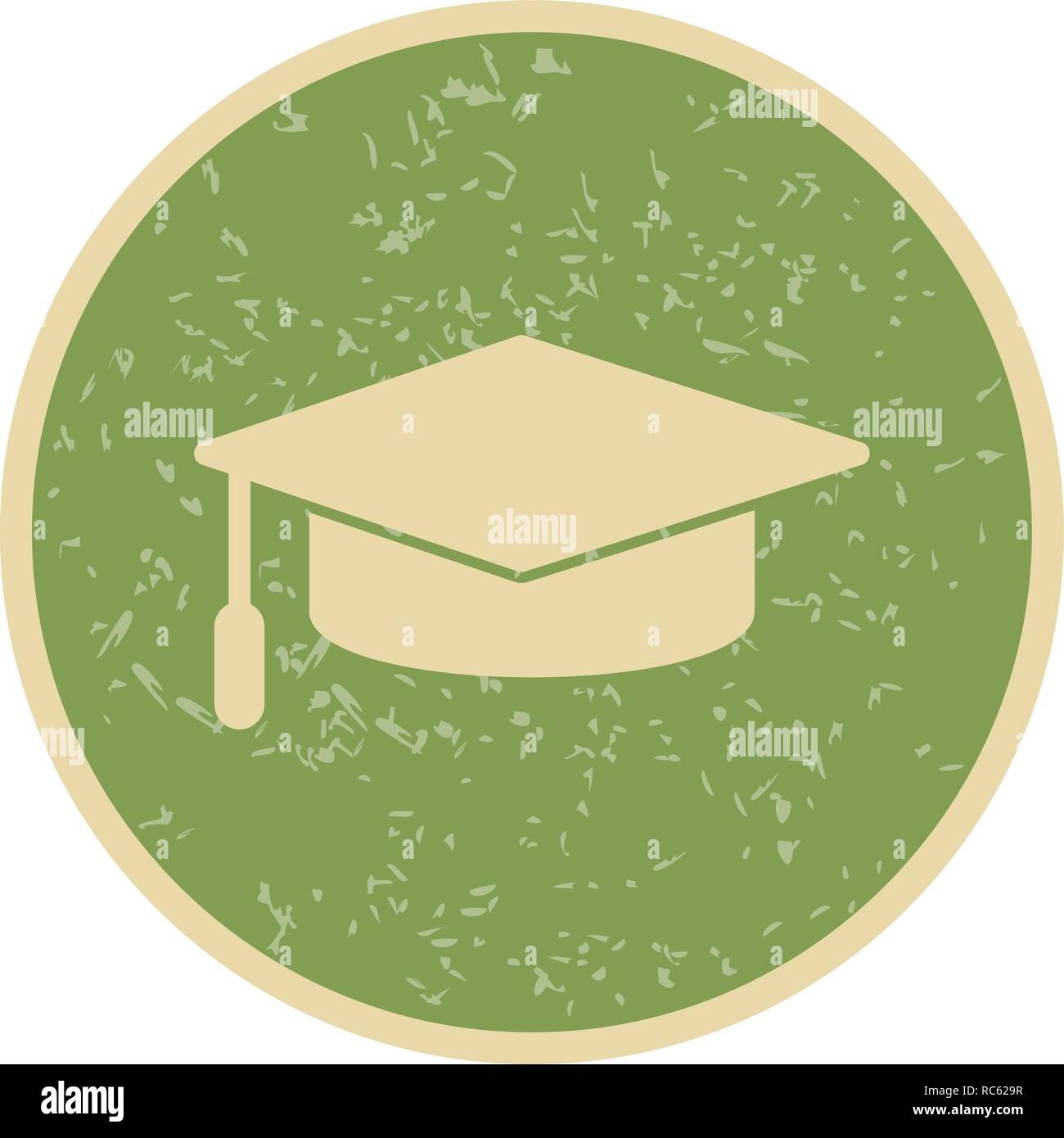 Vector Graduation Cap Icon Stock Vector Image & Art - Alamy