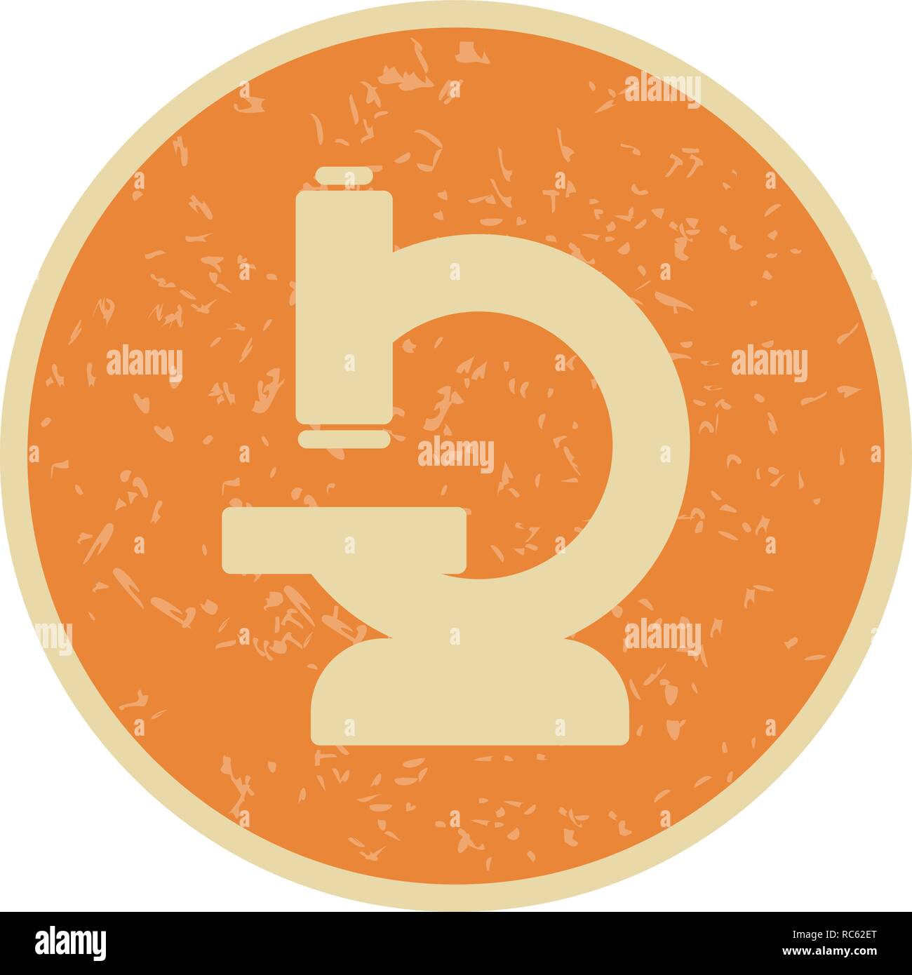Vector Microscope Icon Stock Vector Image & Art - Alamy