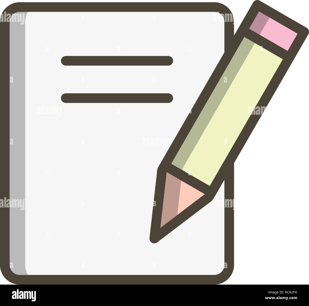 Vector Notes Icon Stock Vector