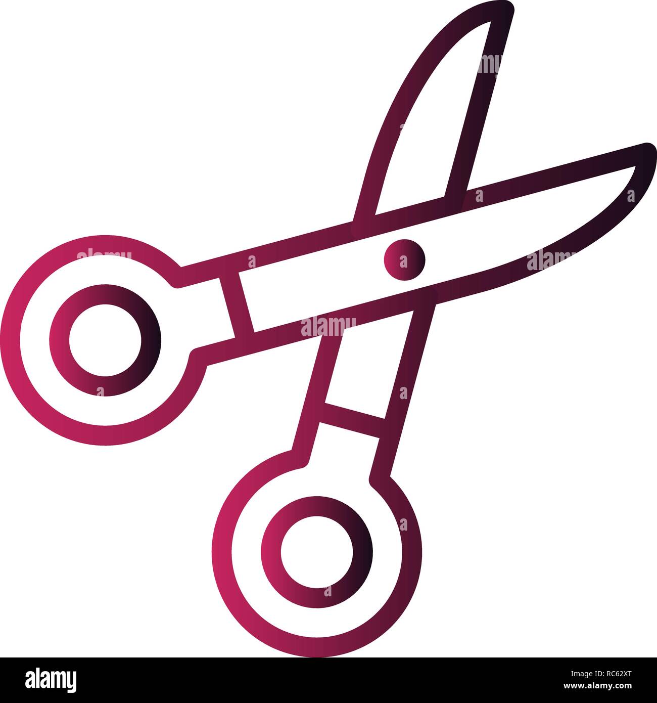 Vector Scissors Icon Stock Vector Image & Art - Alamy