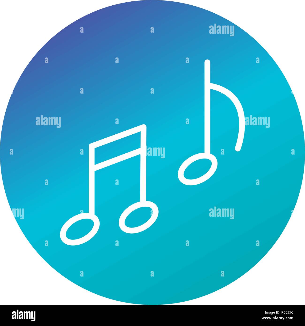 Vector Music Icon Stock Vector Image & Art - Alamy