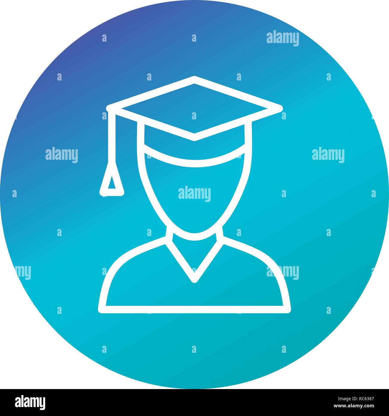 Vector Male Student Icon Stock Vector Image & Art - Alamy