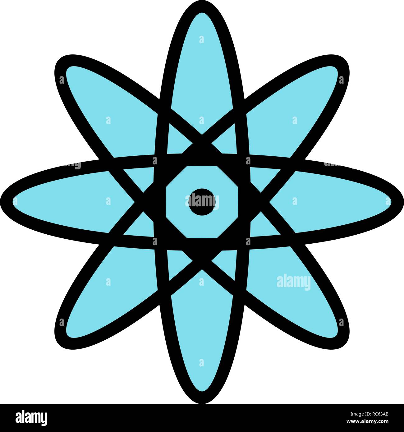 Vector Atom Icon Stock Vector Image & Art - Alamy