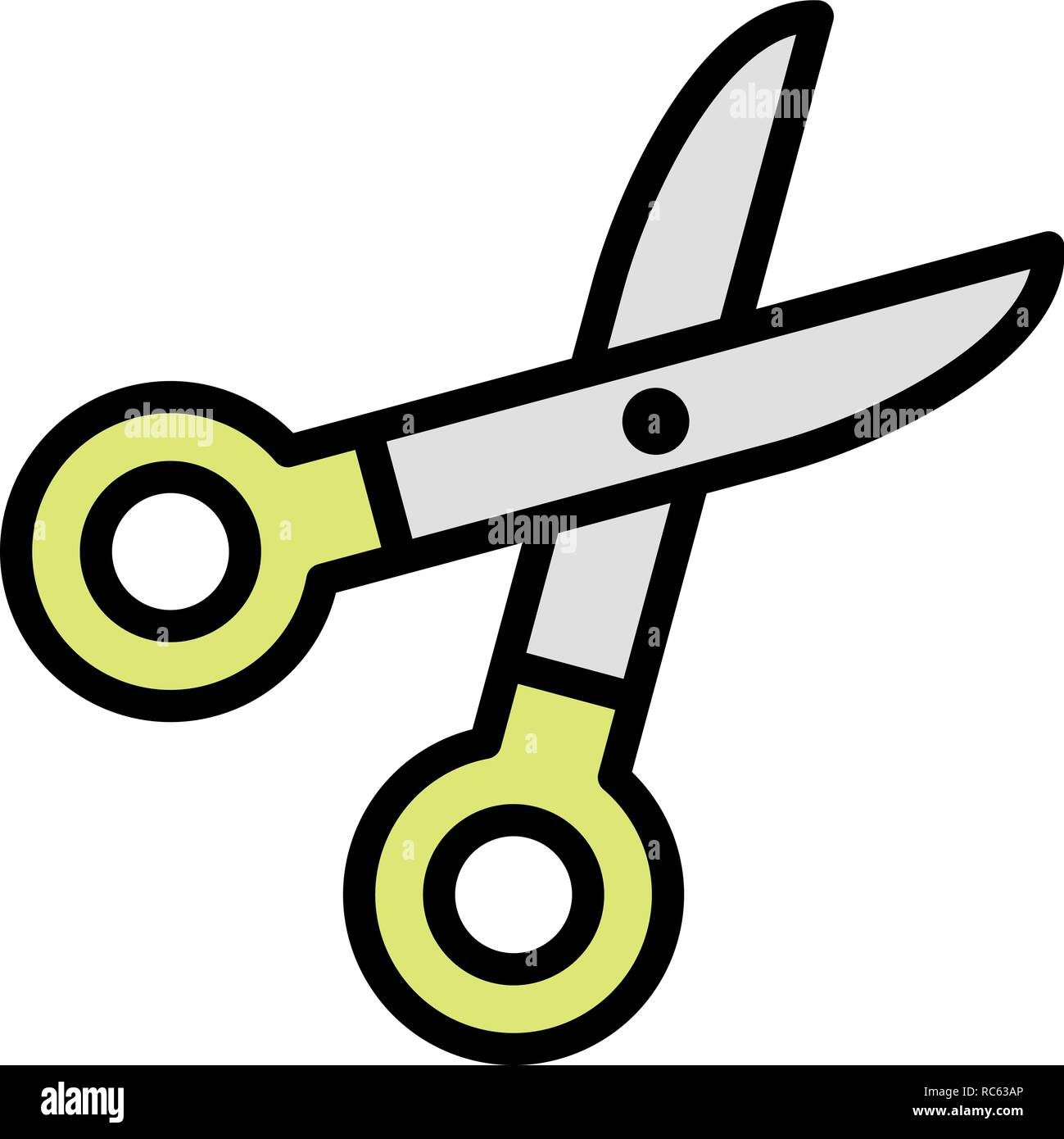 Vector Scissors Icon Stock Vector