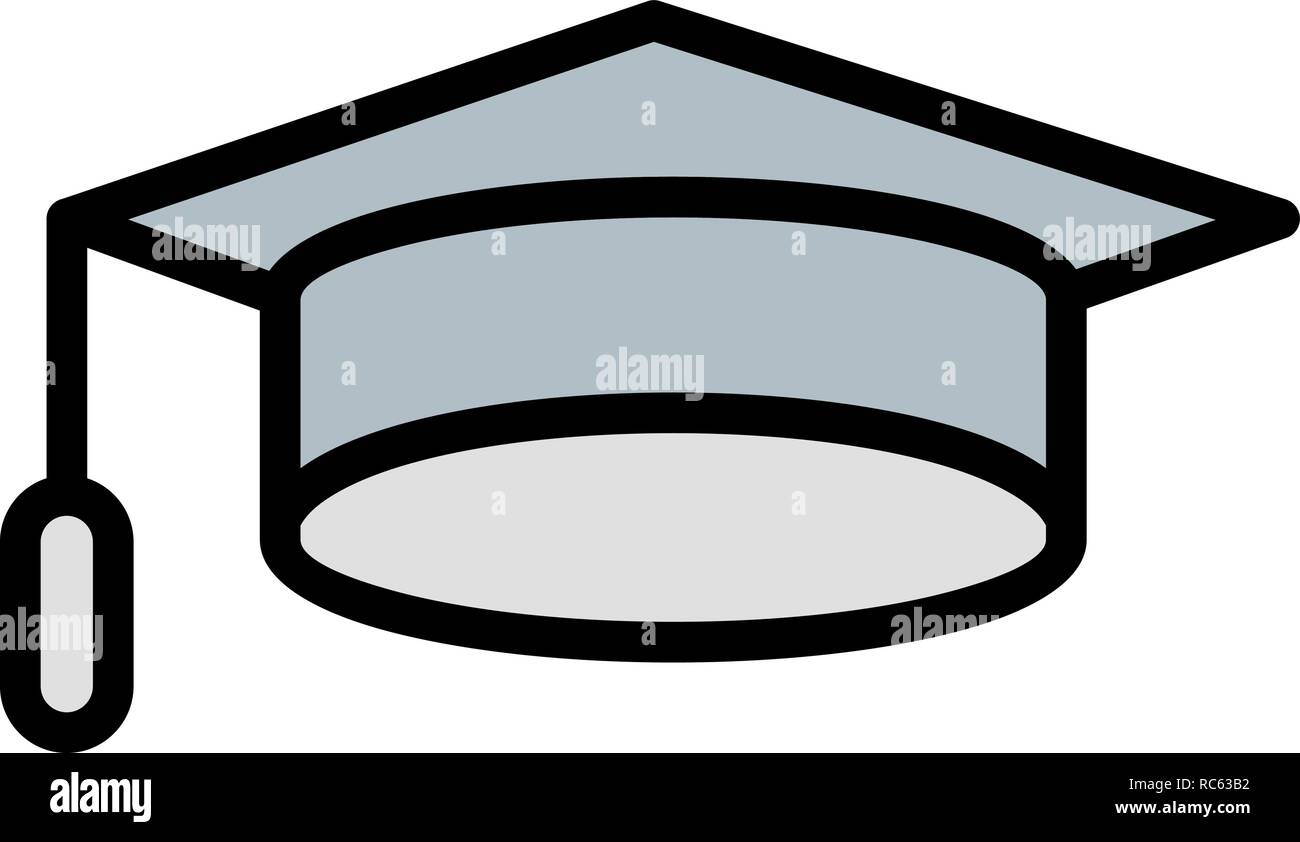 Vector Graduation Cap Icon Stock Vector Image & Art - Alamy
