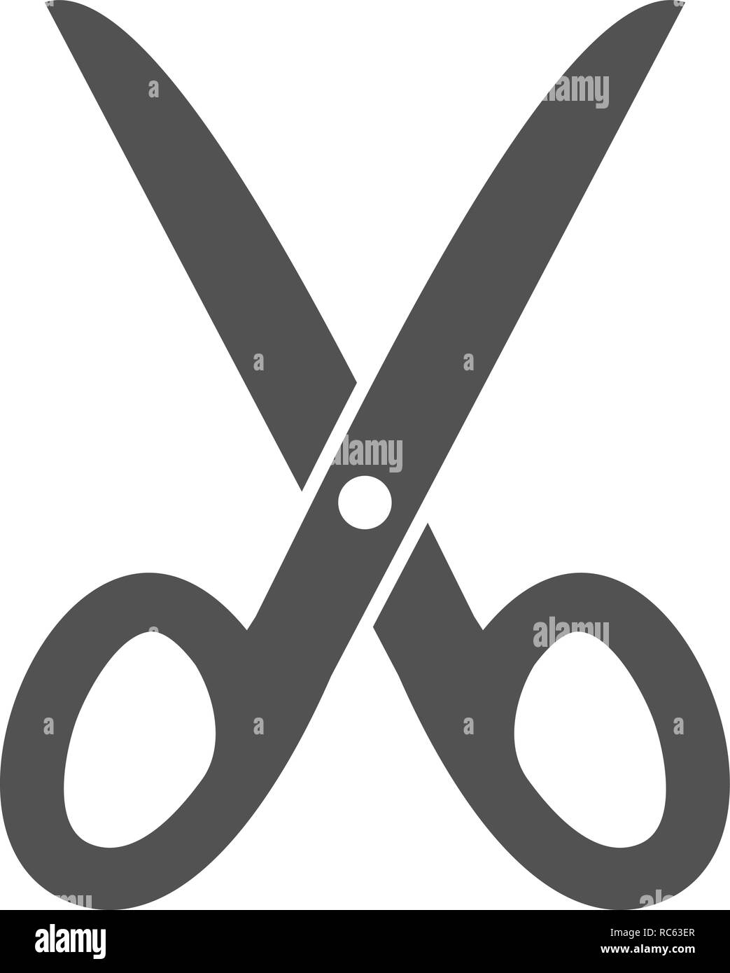 Vector Scissors Icon Stock Vector