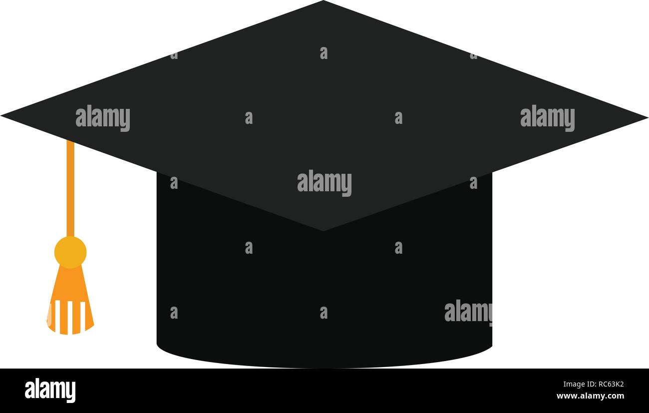 Vector Graduation Cap Icon Stock Vector Image & Art - Alamy