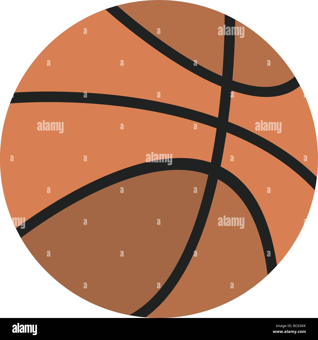 Vector Basket Ball Icon Stock Vector