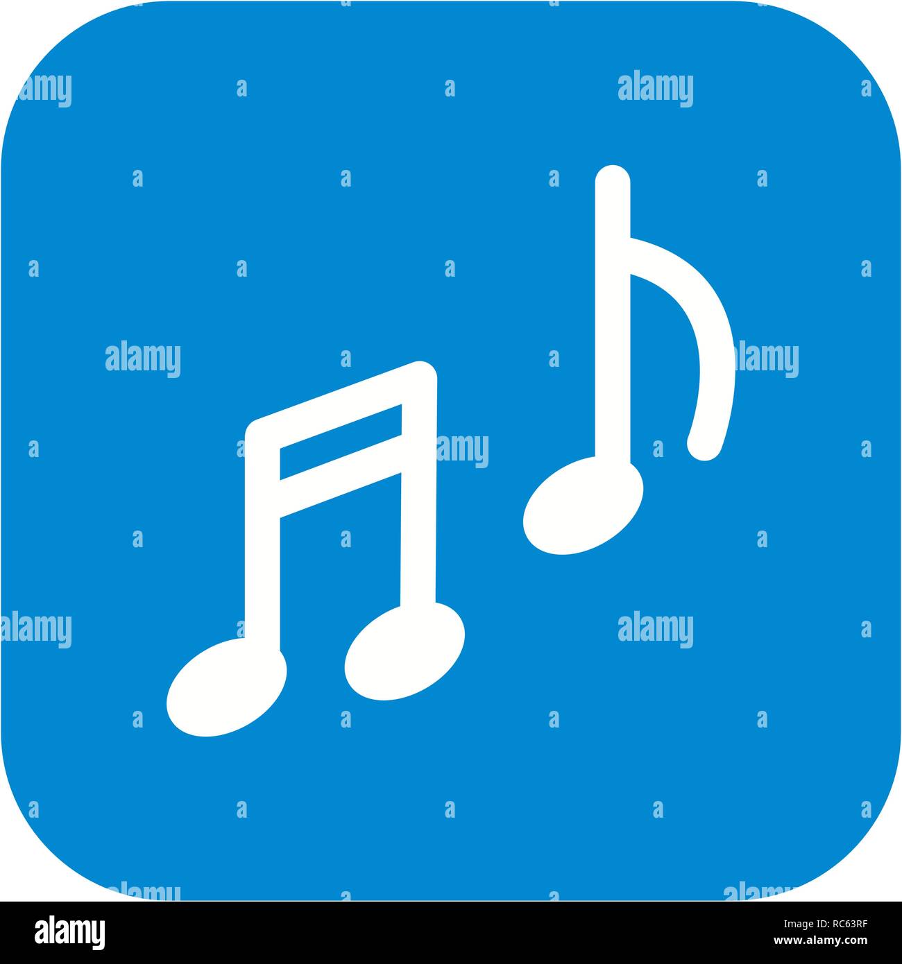 Vector Music Icon Stock Vector Image & Art - Alamy