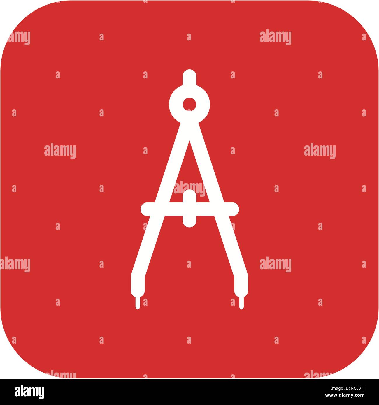 Vector Compass Icon Stock Vector Image & Art - Alamy