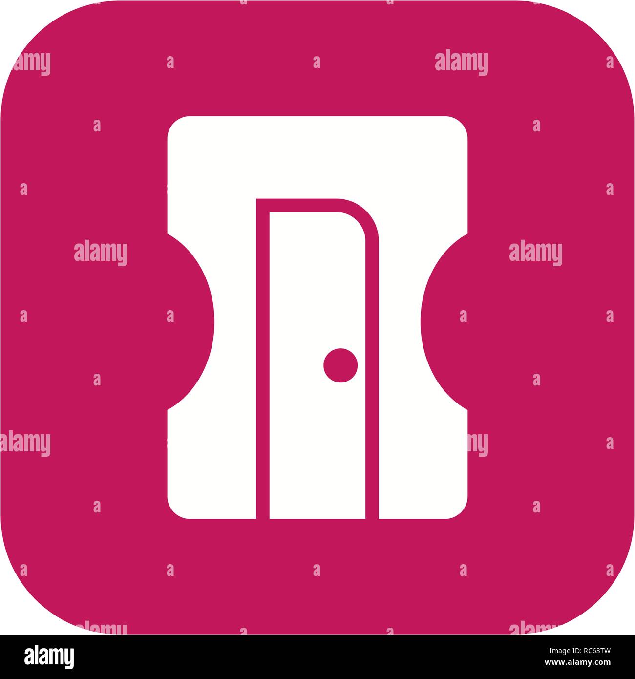 Vector Sharpener Icon Stock Vector