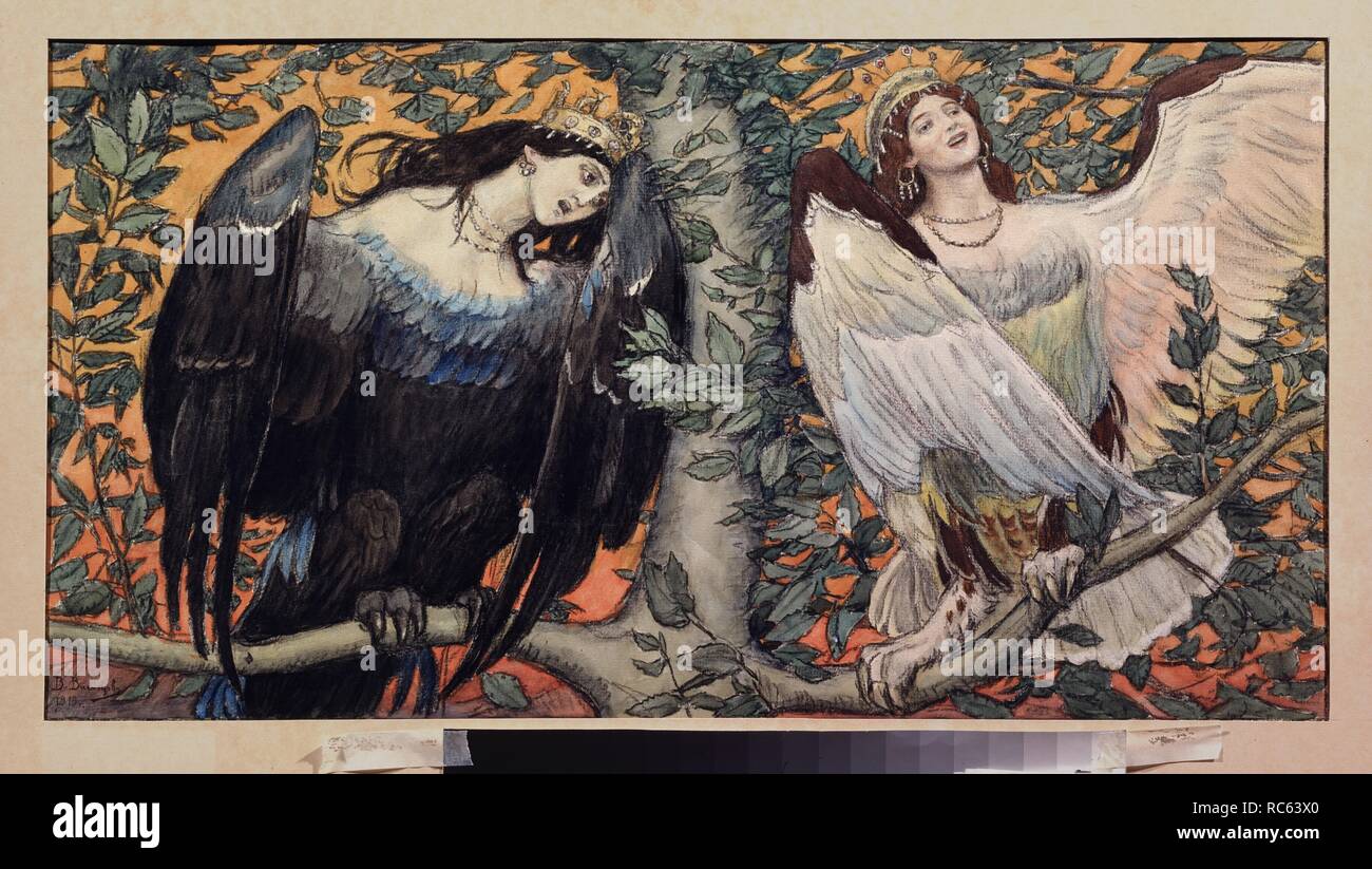 Sirin and Alkonost. A Song of Joy and Sorrow. Museum: Regional Art ...