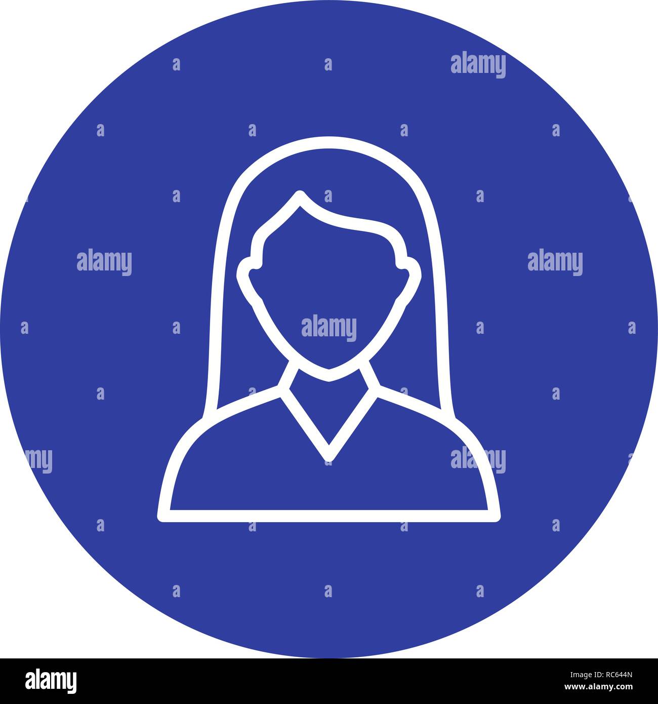 Vector Female Student Icon Stock Vector Image & Art - Alamy