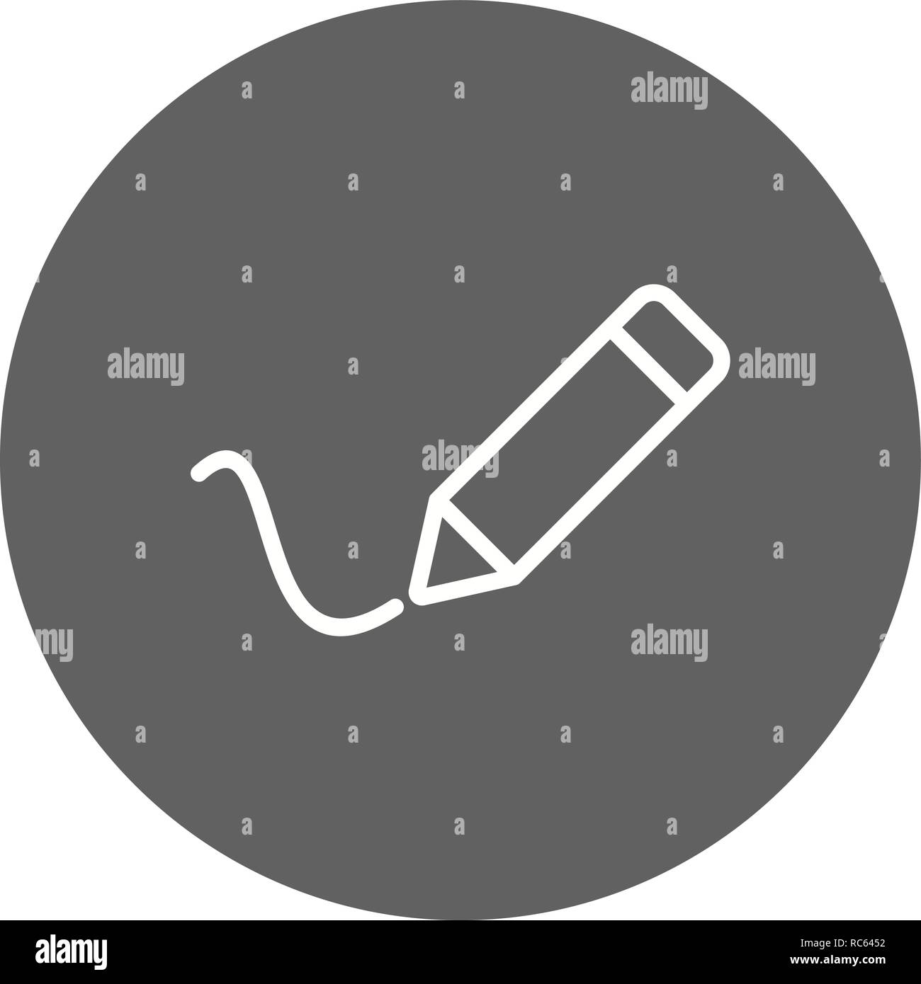 Vector Writing Icon Stock Vector Image & Art - Alamy