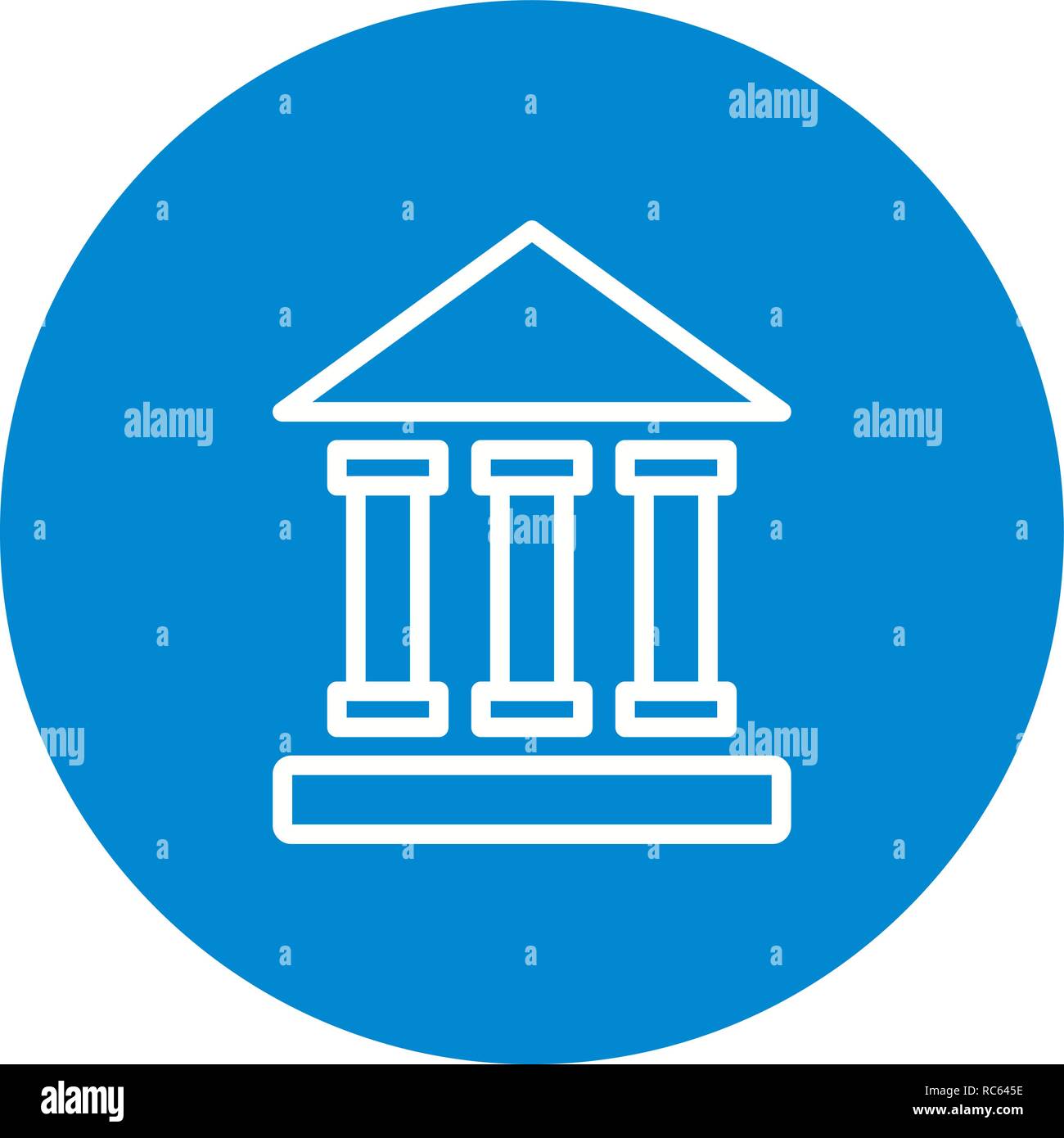 Vector Educational Institute Icon Stock Vector Image & Art - Alamy