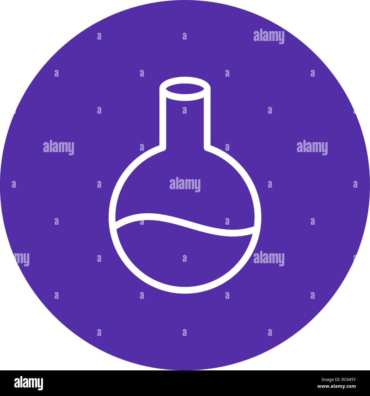 Vector Flask Icon Stock Vector Image & Art - Alamy