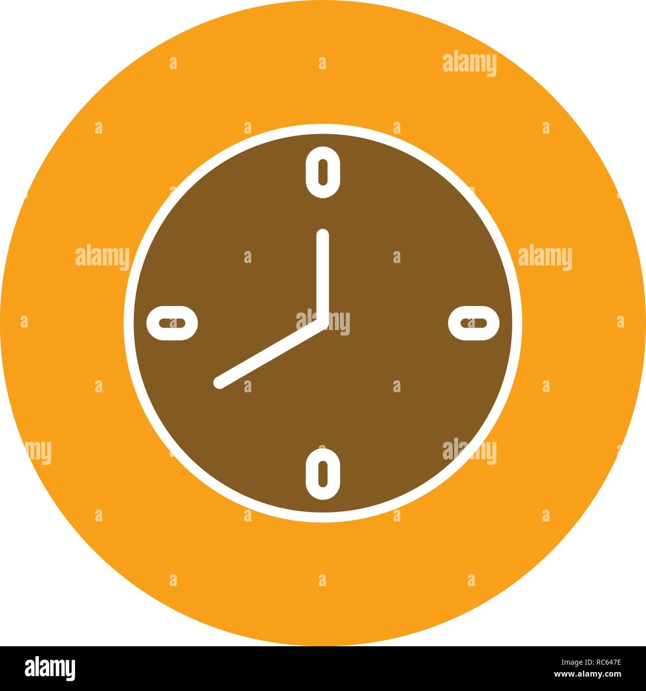 Vector Clock Icon Stock Vector Image & Art Alamy