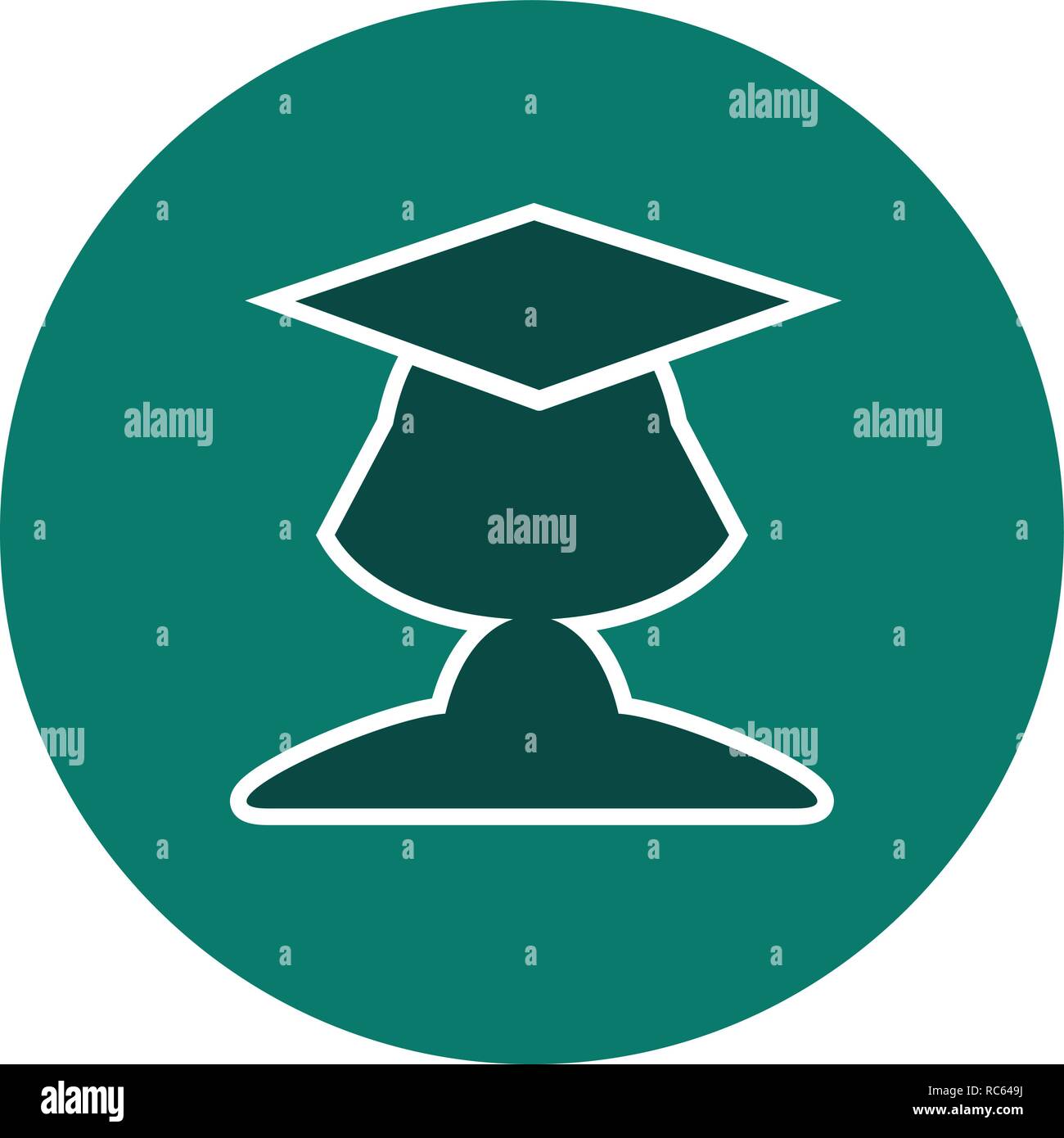 Vector Female Student Icon Stock Vector Image & Art - Alamy