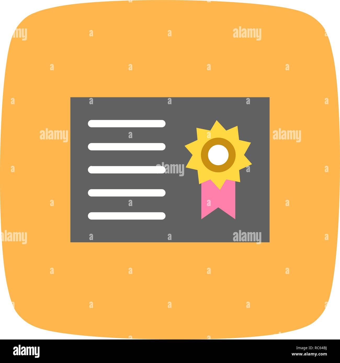 Vector Certificate Vector Icon Stock Vector Image & Art - Alamy