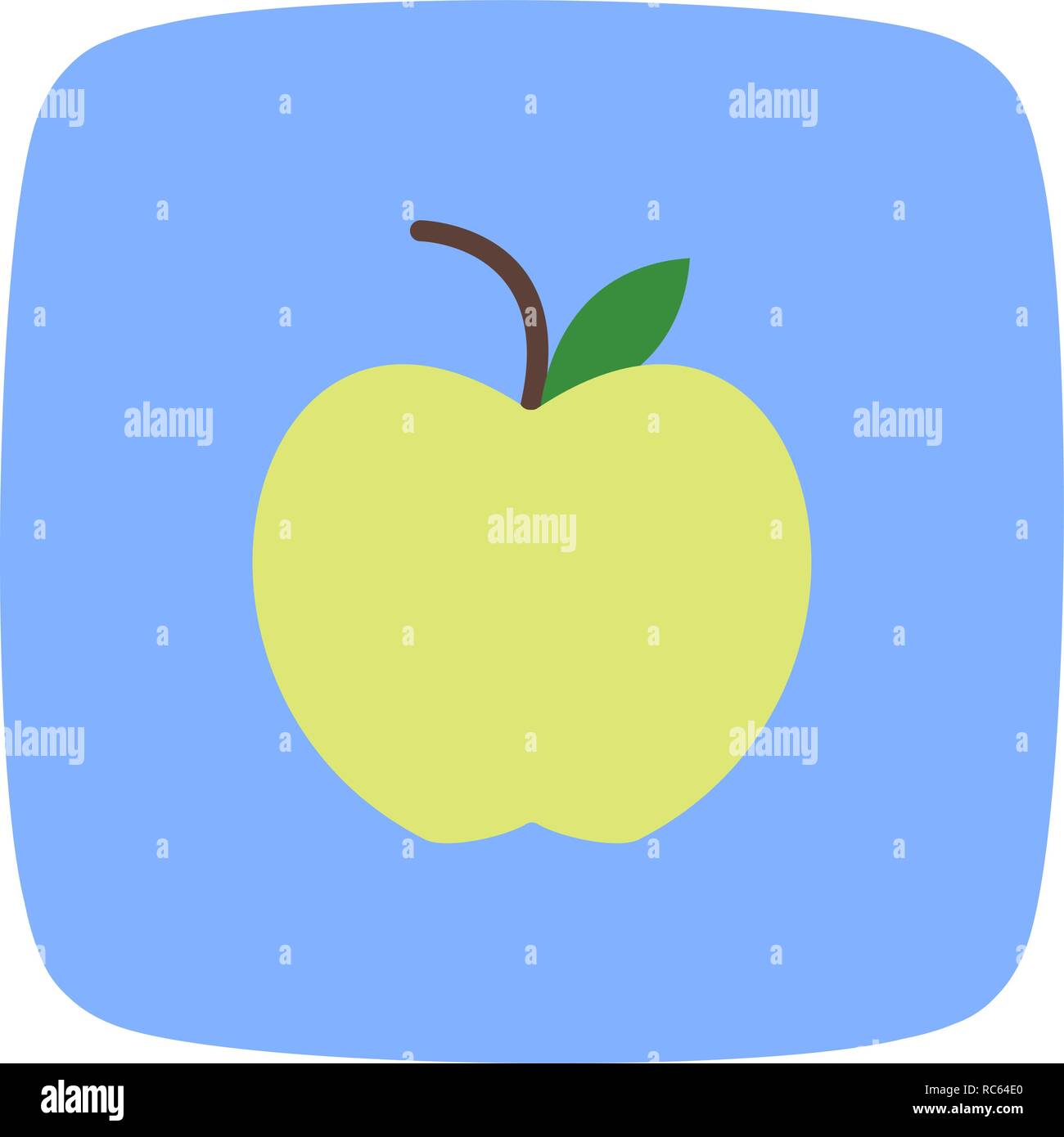 vector-apple-icon-stock-vector-image-art-alamy