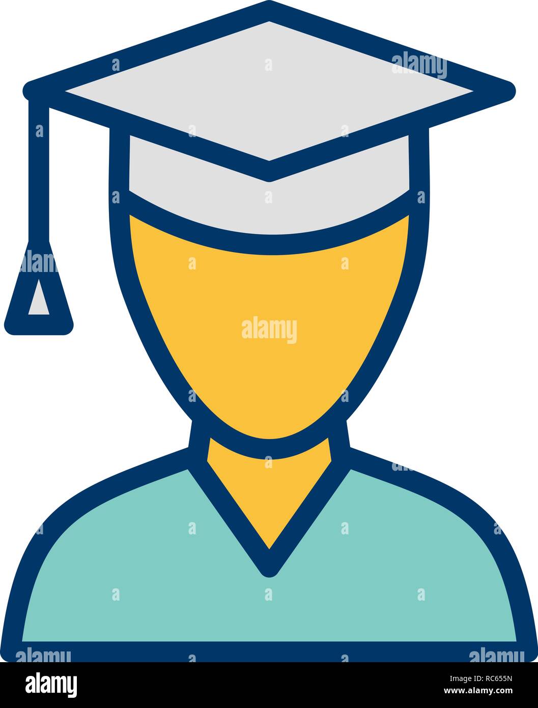 Vector Male Student Icon Stock Vector Image And Art Alamy