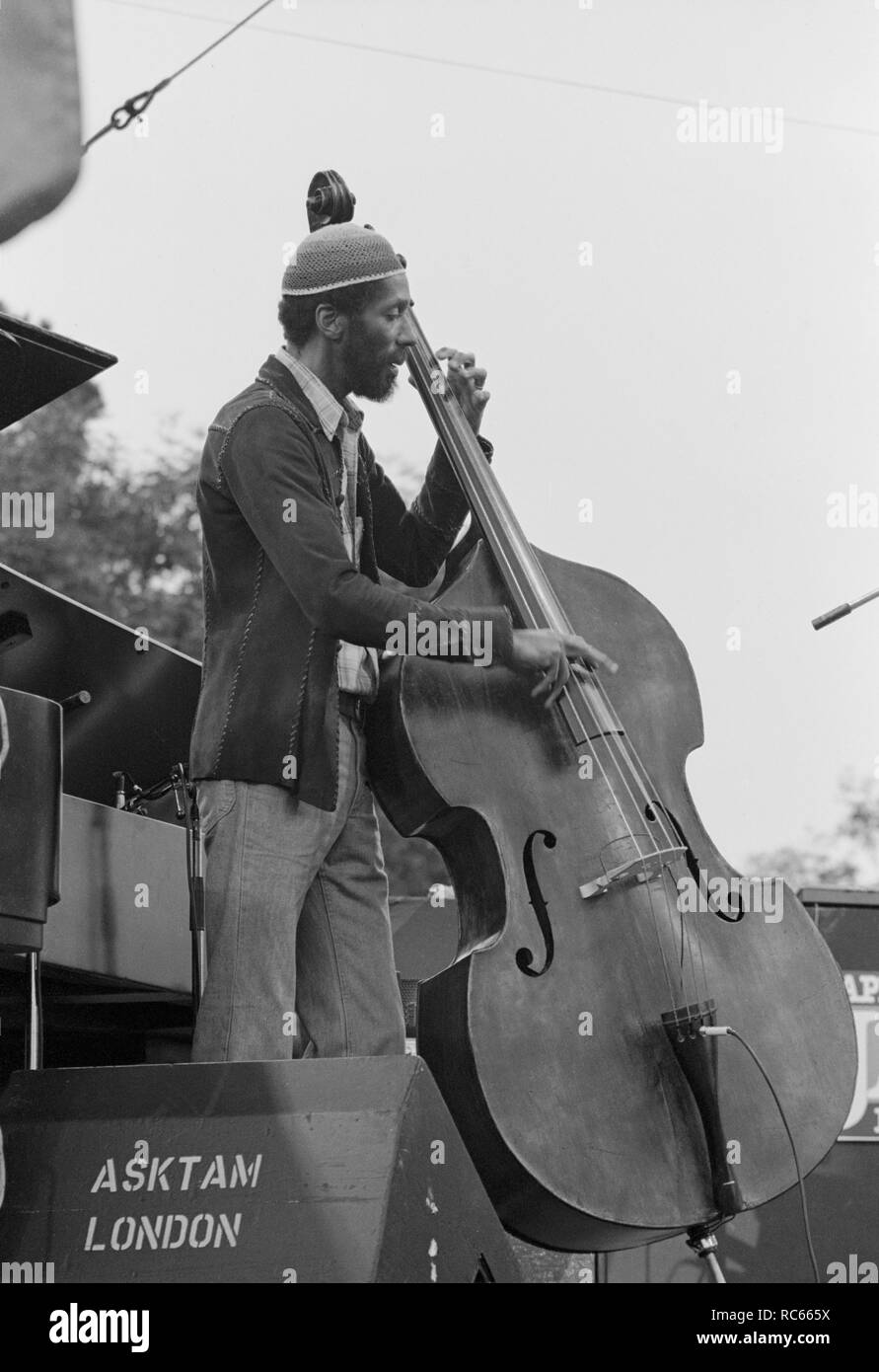 Ron Carter, Capital Jazz Festival, Knebworth, Herts, July 1982. Creator: Brian O'Connor. Stock Photo