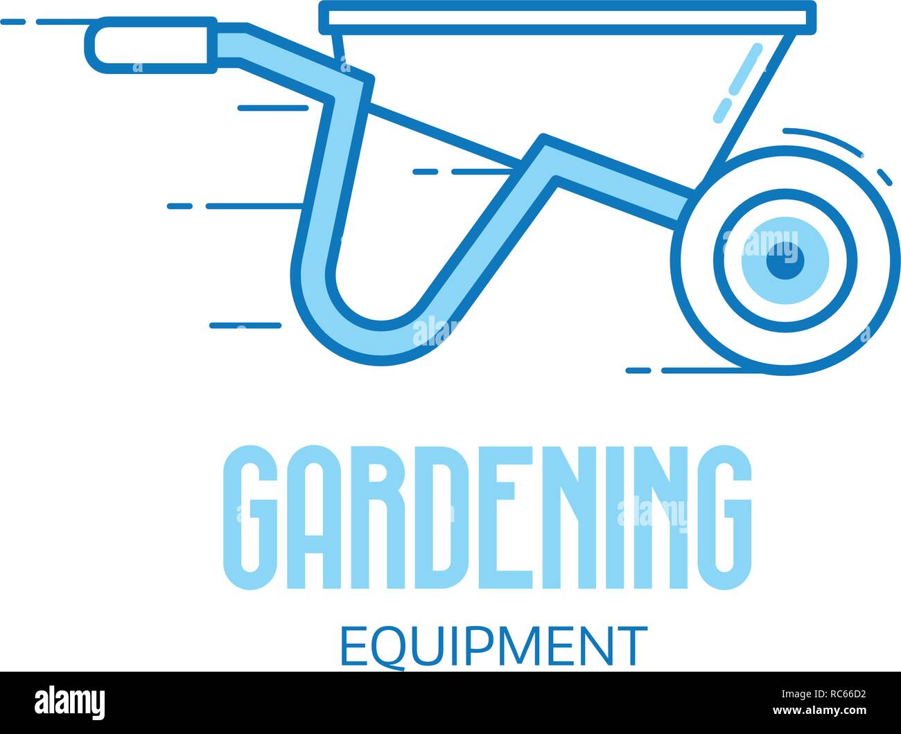 Garden Wheelbarrow Icon Stock Vector Image & Art - Alamy