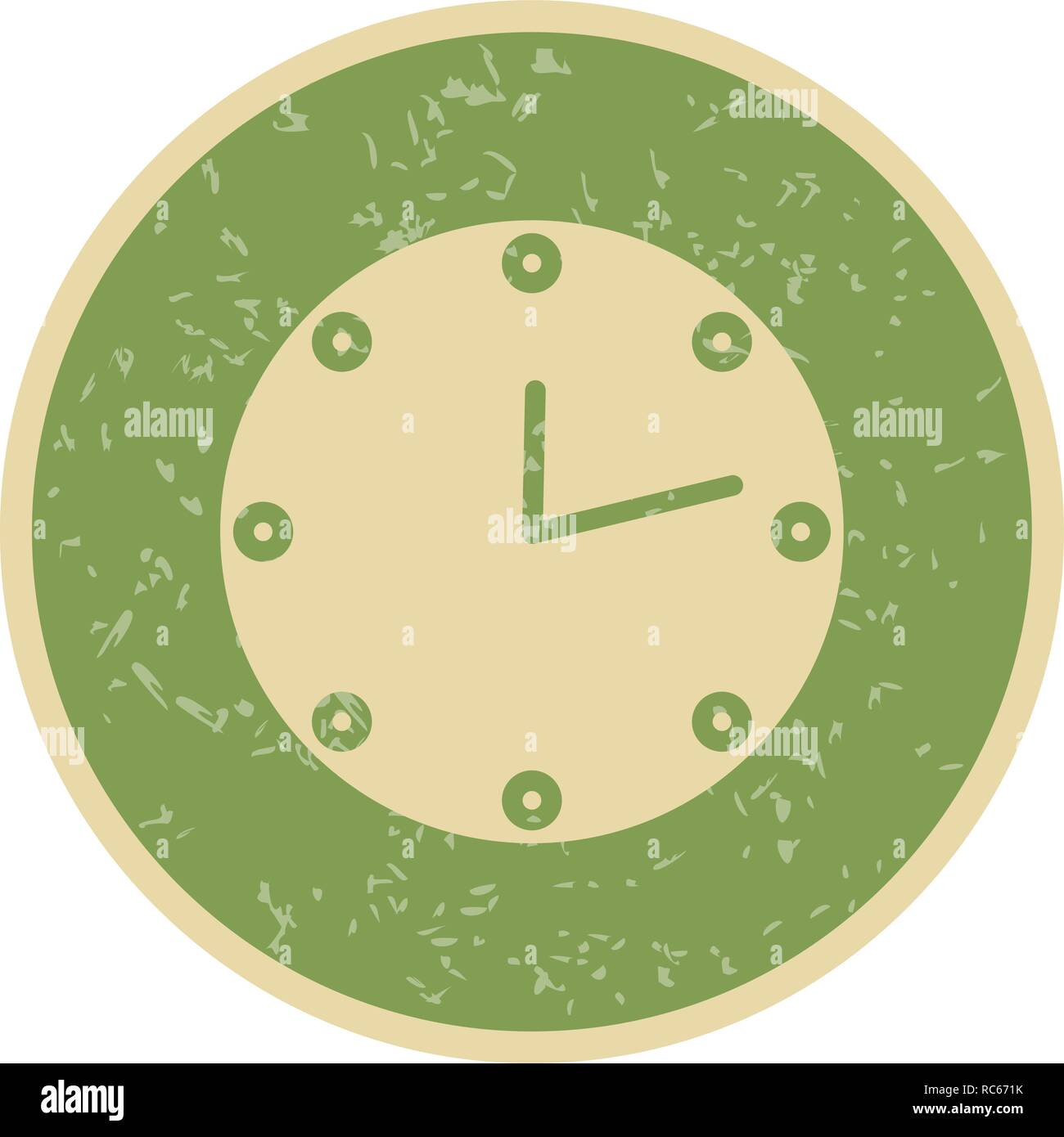 Vector Clock Icon Stock Vector Image & Art - Alamy