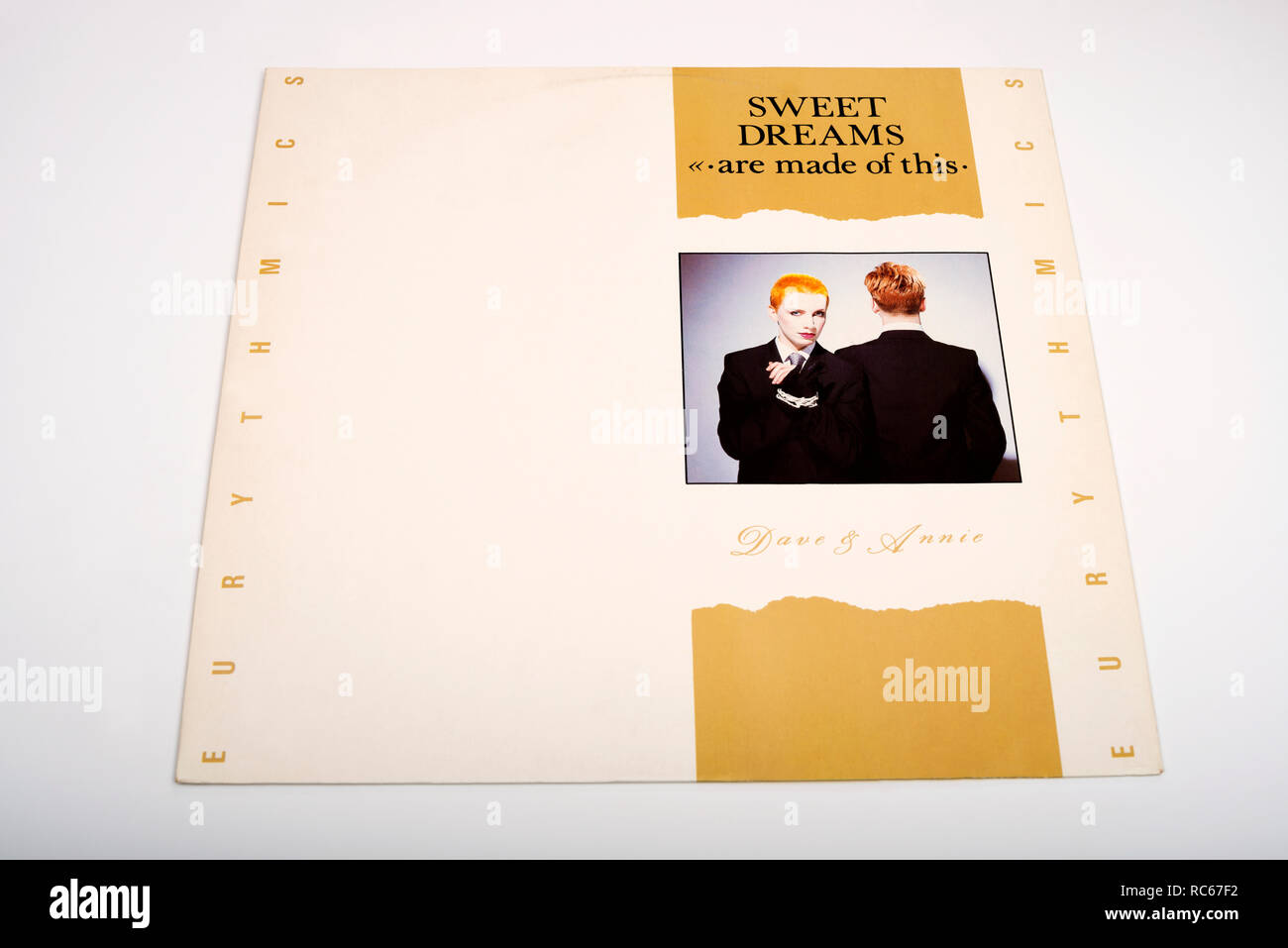 Eurythmics Sweet Dreams are made of this 12 inch vinyl single Stock Photo -  Alamy