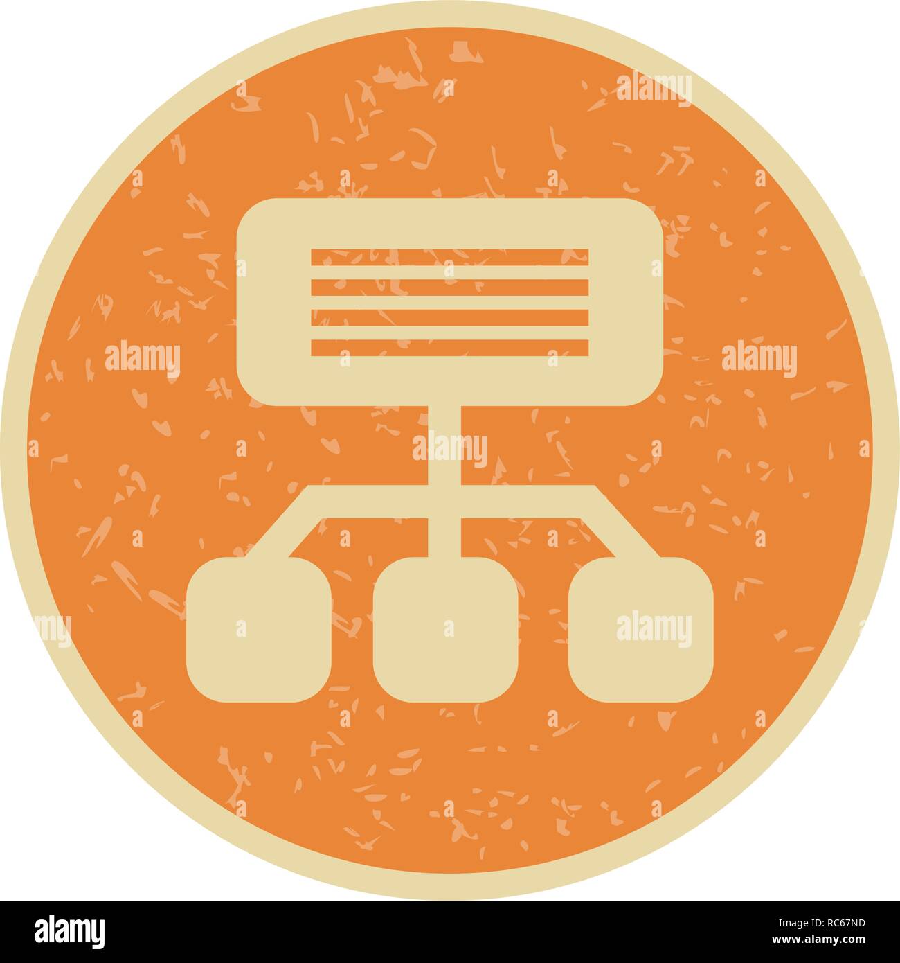 Vector Sitemap Icon Stock Vector
